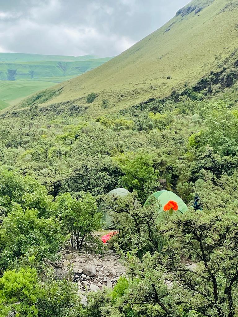 Mountain camping