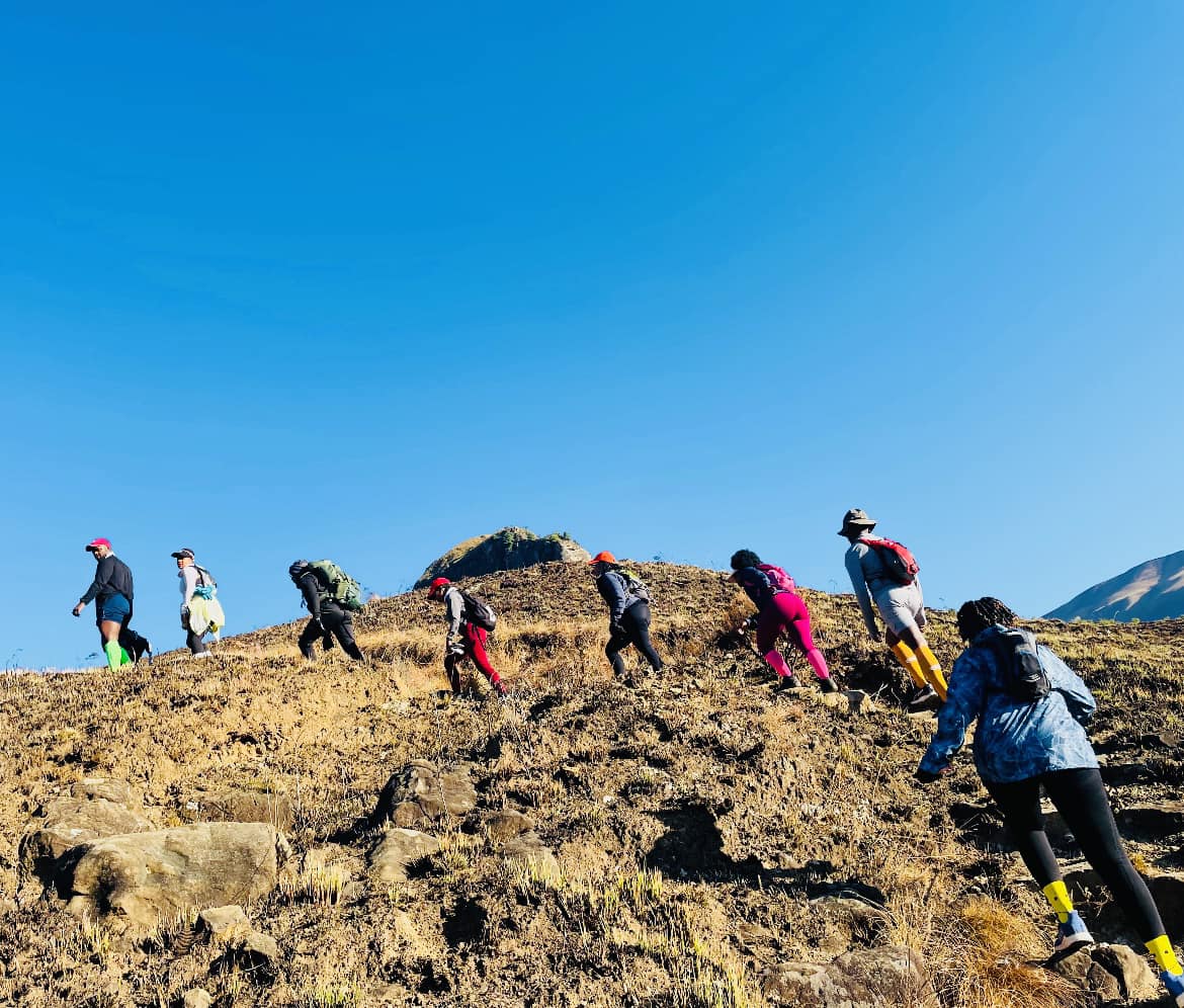 On the mountain